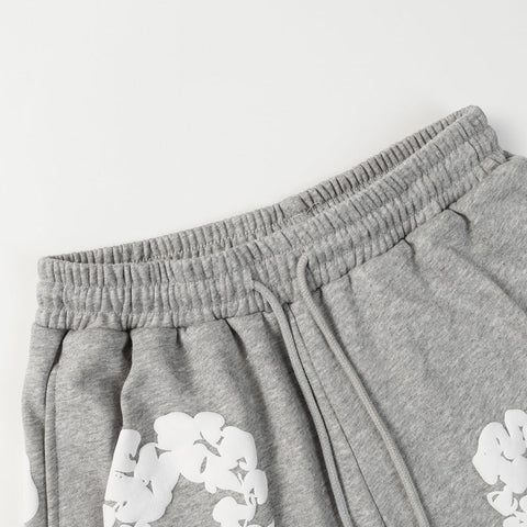 Denim Tears Grey Cotton Sweat Shorts