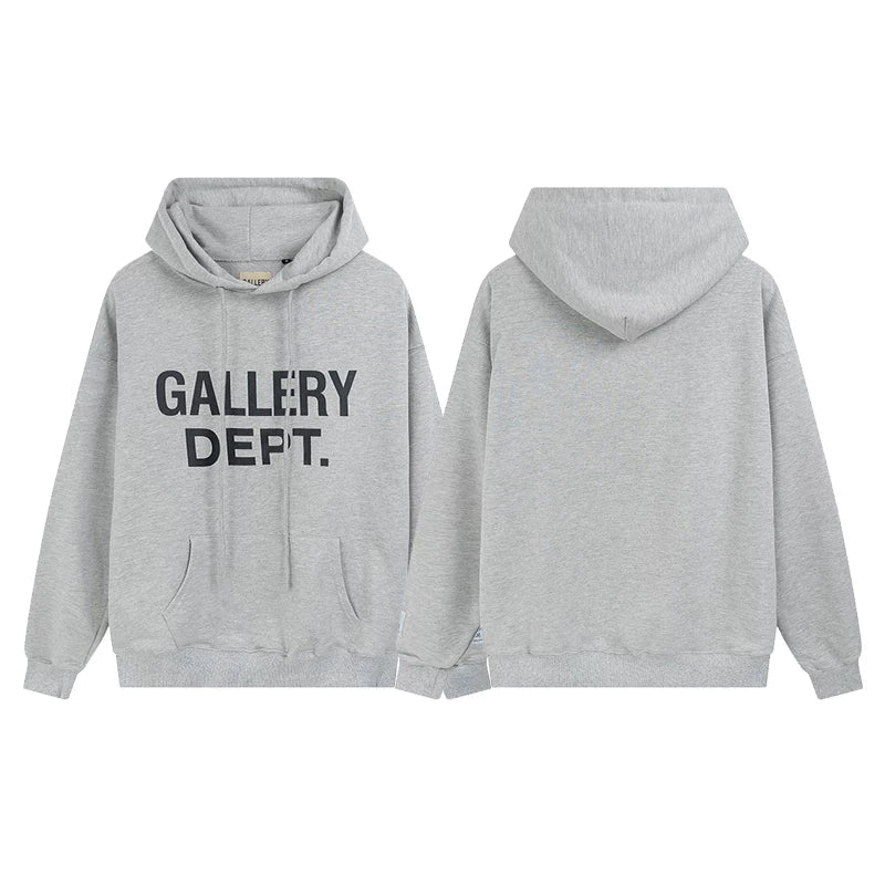 GALLERY DEPT FRONT LOGO HOODIE BLACK
