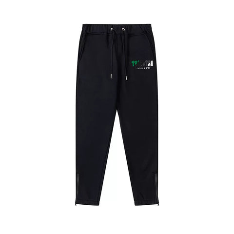 Trapstar autumn and winter casual sports suit hooded sweatshirt pants pullover simple letter drawstring top pants (14)
