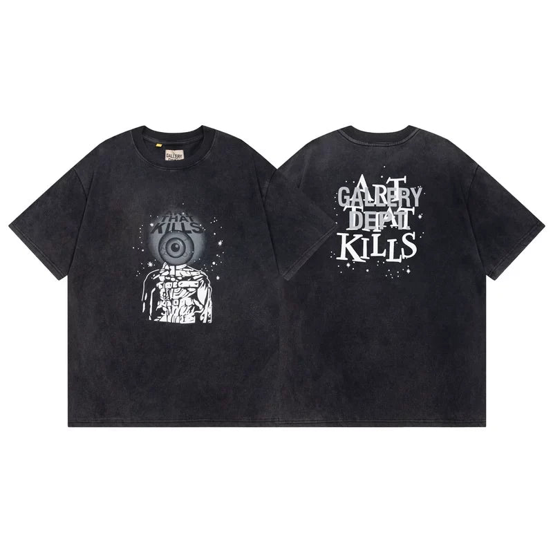 Gallery Dept Art Kills Space Figure Vintage Washed Short Sleeve Tee