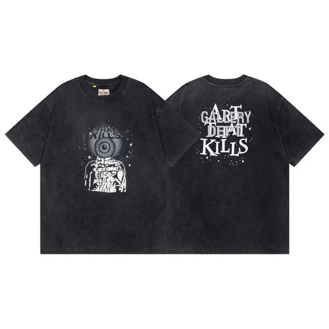 Gallery Dept Art Kills Space Figure Vintage Washed Short Sleeve Tee