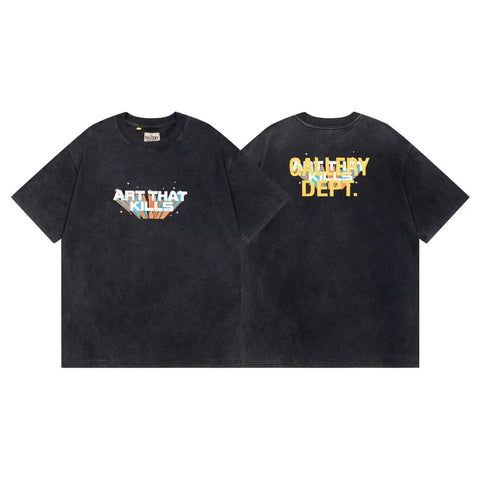 Gallery Dept Art That Kills Retro Vintage Washed Short Sleeve Tee