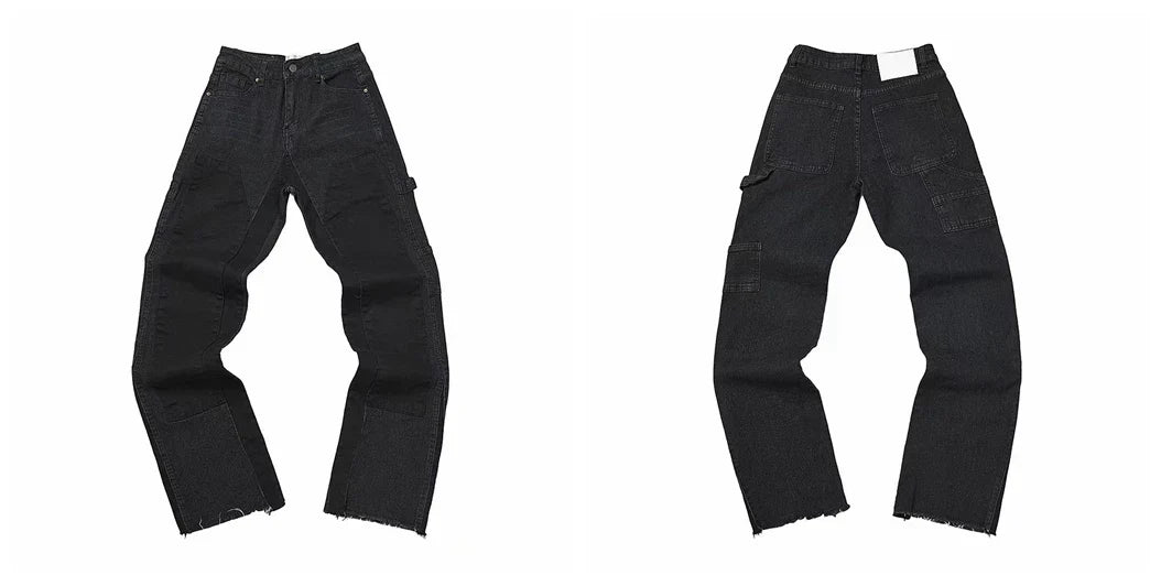 Gallery Dept Black Utility Pocket Simple Jeans