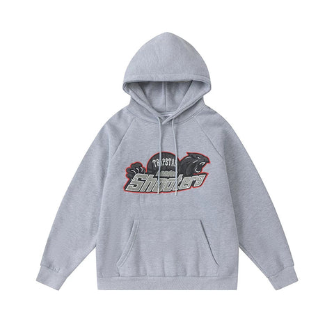 Trapstar niche trendy brand sweatshirt trousers sports leisure suit men and women couple autumn and winter plus velvet letter embroidery (28)