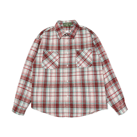 Denim Tears Shirt Plaid Long Sleeve Shirt