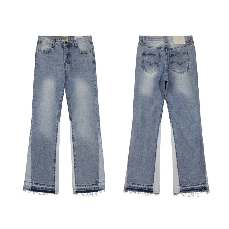Gallery Dept Light‑Wash Splice Flare Jeans