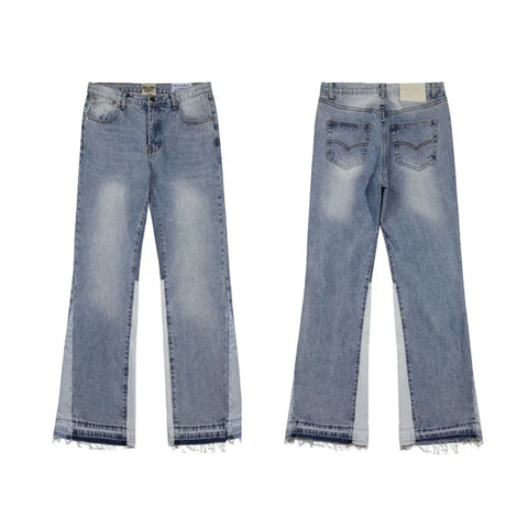 Gallery Dept Light‑Wash Splice Flare Jeans