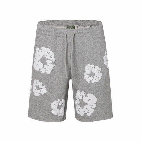 Denim Tears Grey Cotton Sweat Shorts