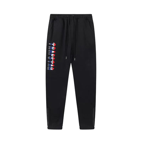 Trapstar autumn and winter casual sports suit hooded sweatshirt pants pullover simple letter drawstring top pants (51)