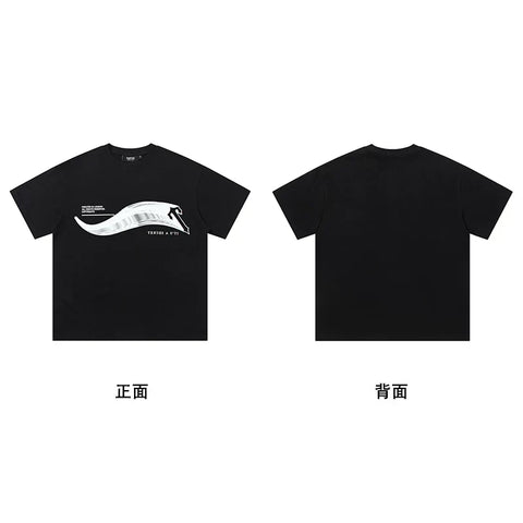 Trapstar short-sleeved T-shirt summer 2025 new letter print men and women casual loose round neck European and American trendy ins (43)