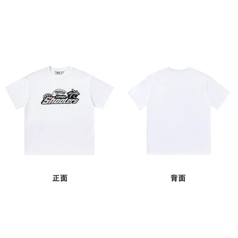 Trapstar short-sleeved T-shirt summer 2025 new letter print men and women casual loose round neck European and American trendy ins (21)