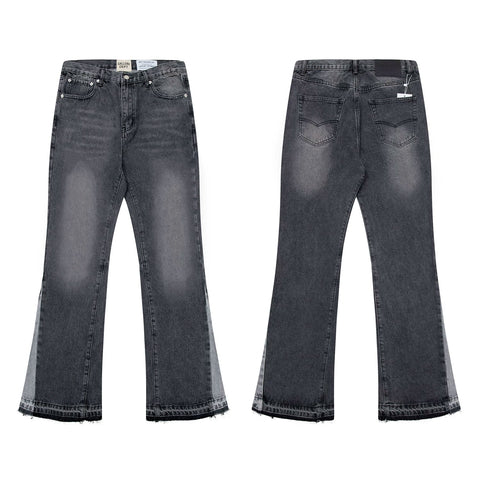 Gallery Dept Dark Grey Faded Flare Jeans