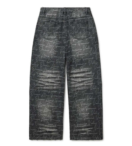 Vale Forever Letter To Vale Denim Black