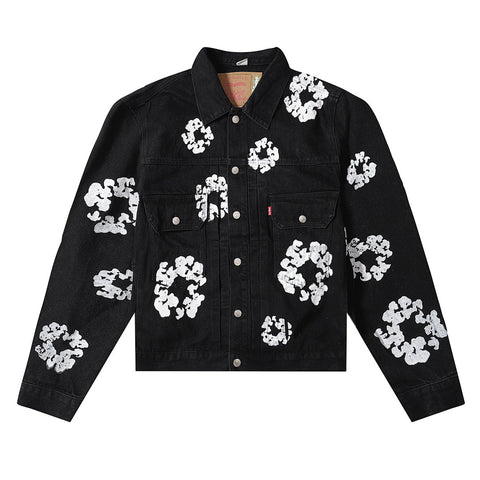Denim Tears Black Denim Trucker Jacket