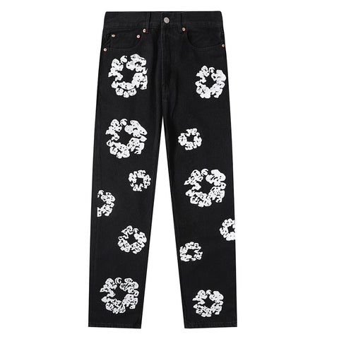 Denim Tears Wreath Black Denim Pants