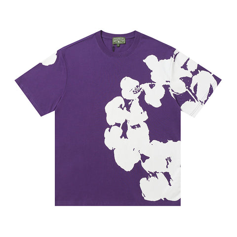 Denim Tears Purple Oversized  T-Shirt